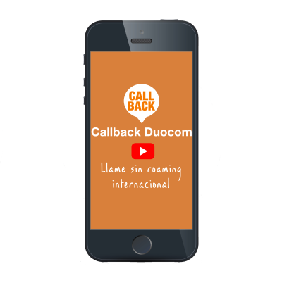 Con la aplicación Callback Duocom puede hacer llamadas internacionales sin roaming