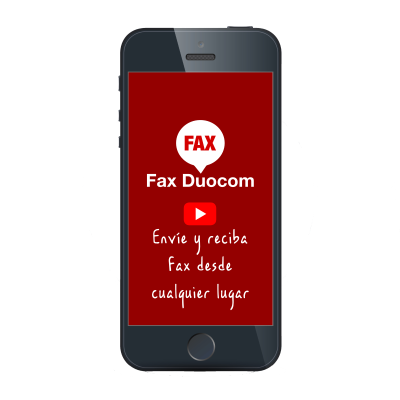 ¿Cómo funciona la app Fax Duocom?