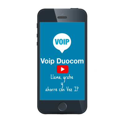 Con la aplicación VoIP Duocom puede hacer llamadas VoIP más baratas
